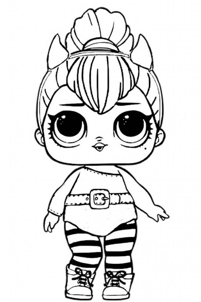 Lol Doll Coloring Pages Free Printable 84