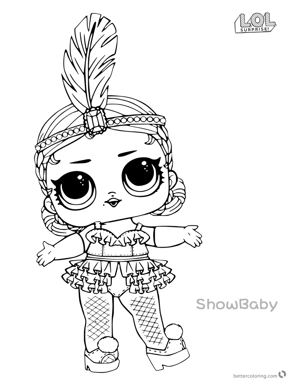 Lol Doll Coloring Pages Free Printable 92