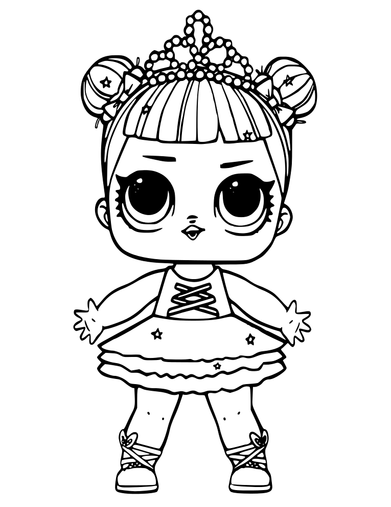 Lol Doll Coloring Pages Free Printable 93