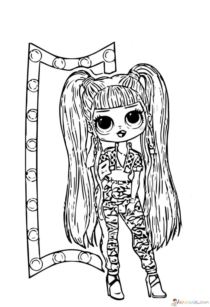 Lol Doll Coloring Pages Free Printable 94