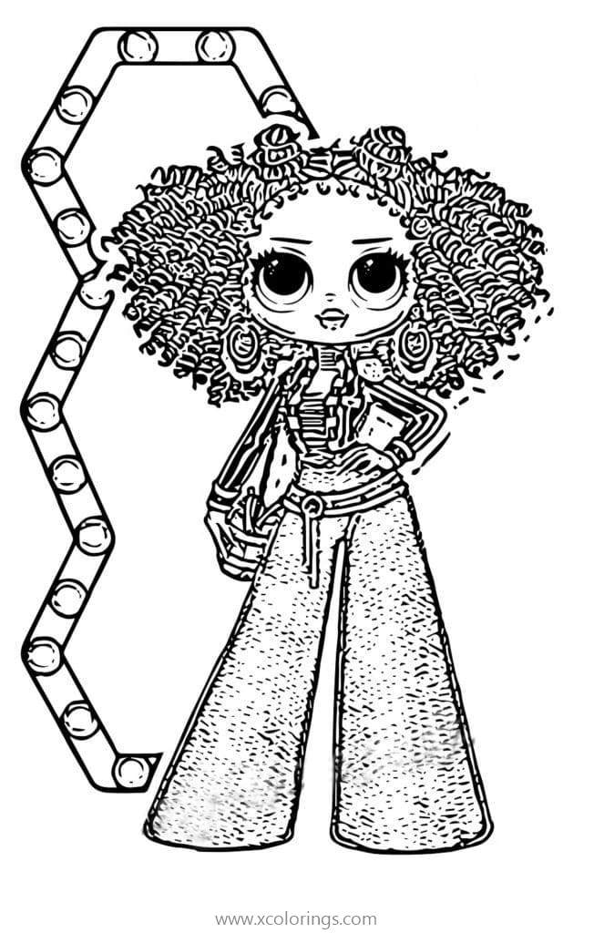 Lol Doll Coloring Pages Free Printable 97