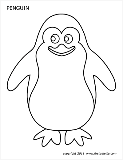 Penguin Coloring Pages Free Printable 12