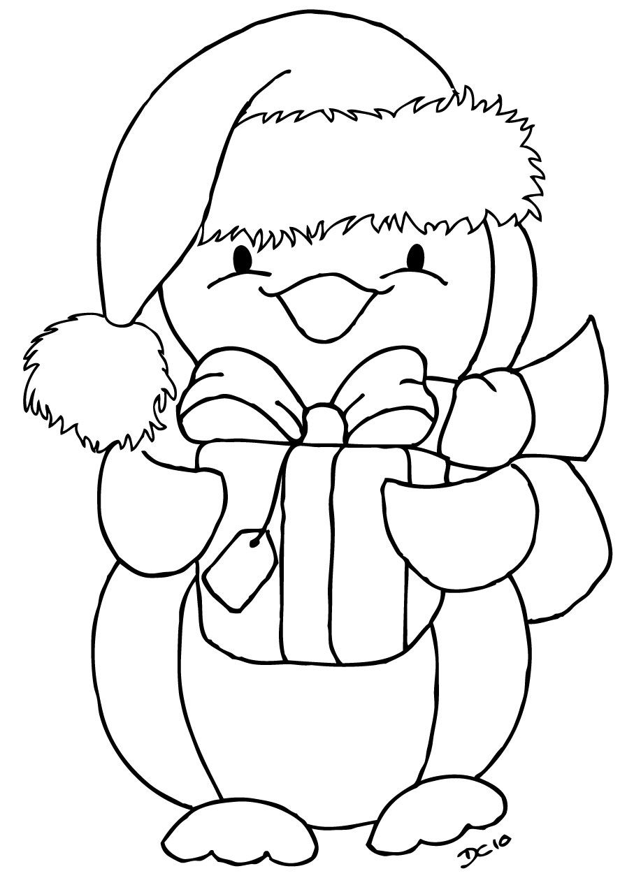 Penguin Coloring Pages Free Printable 19