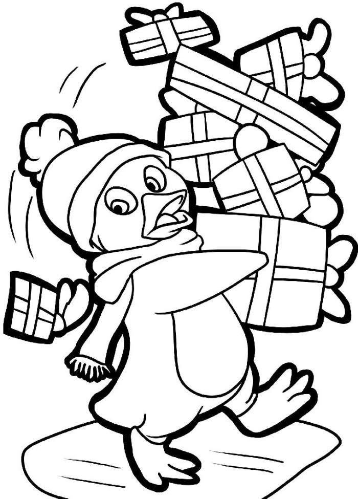 Penguin Coloring Pages Free Printable 26