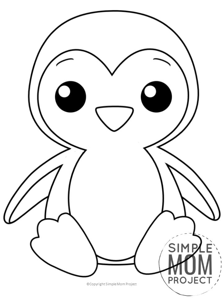 Penguin Coloring Pages Free Printable 34