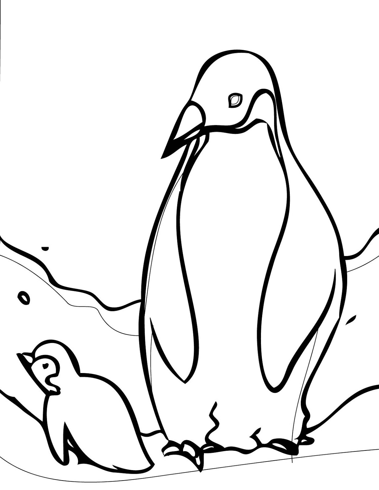 Penguin Coloring Pages Free Printable 35