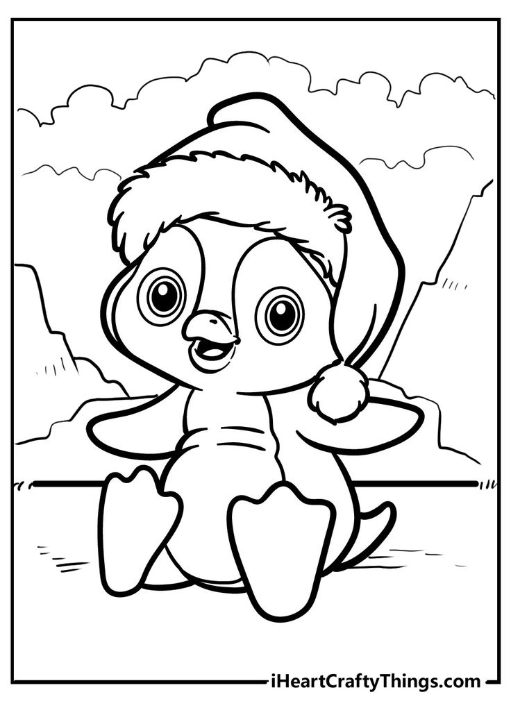 Penguin Coloring Pages Free Printable 36