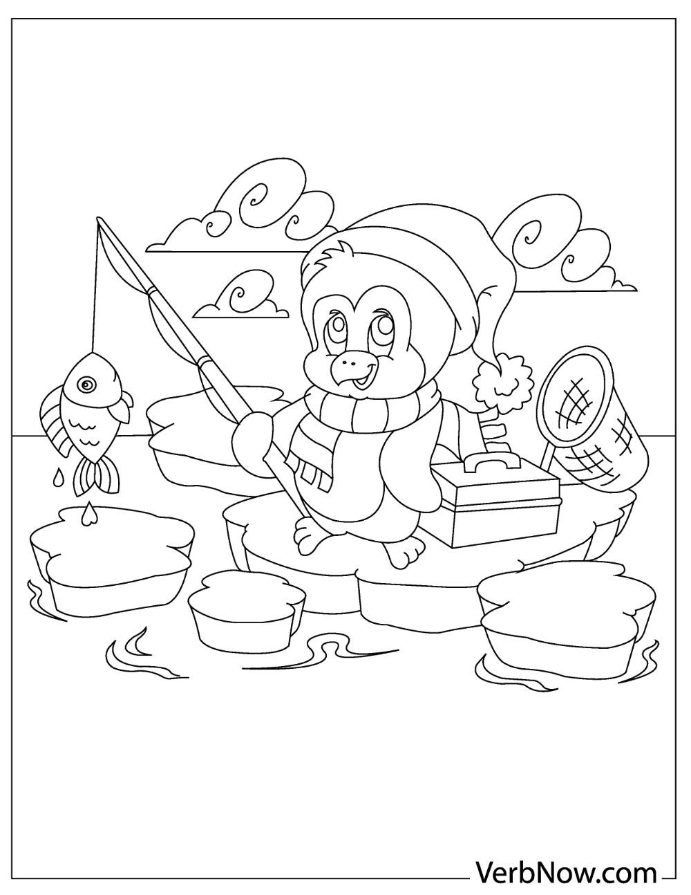 Penguin Coloring Pages Free Printable 37