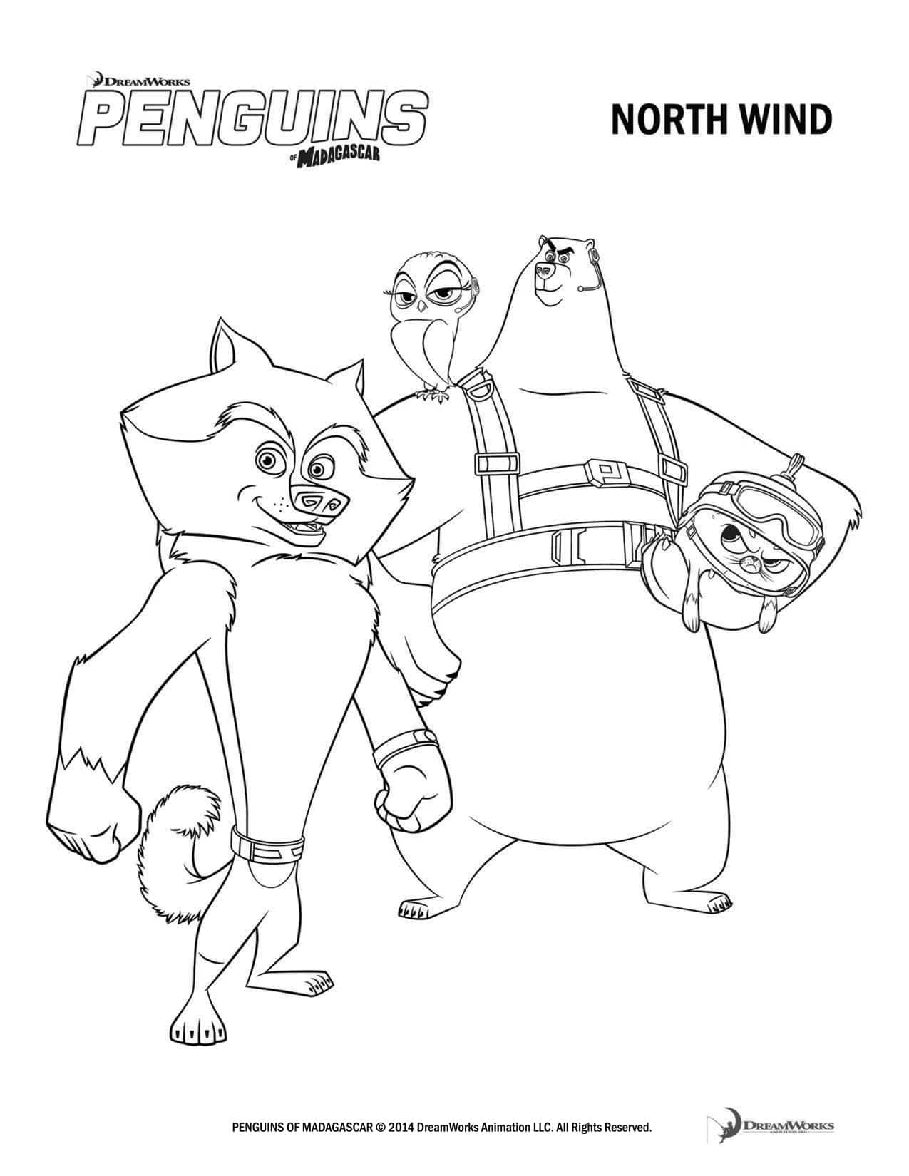 Penguin Coloring Pages Free Printable 43