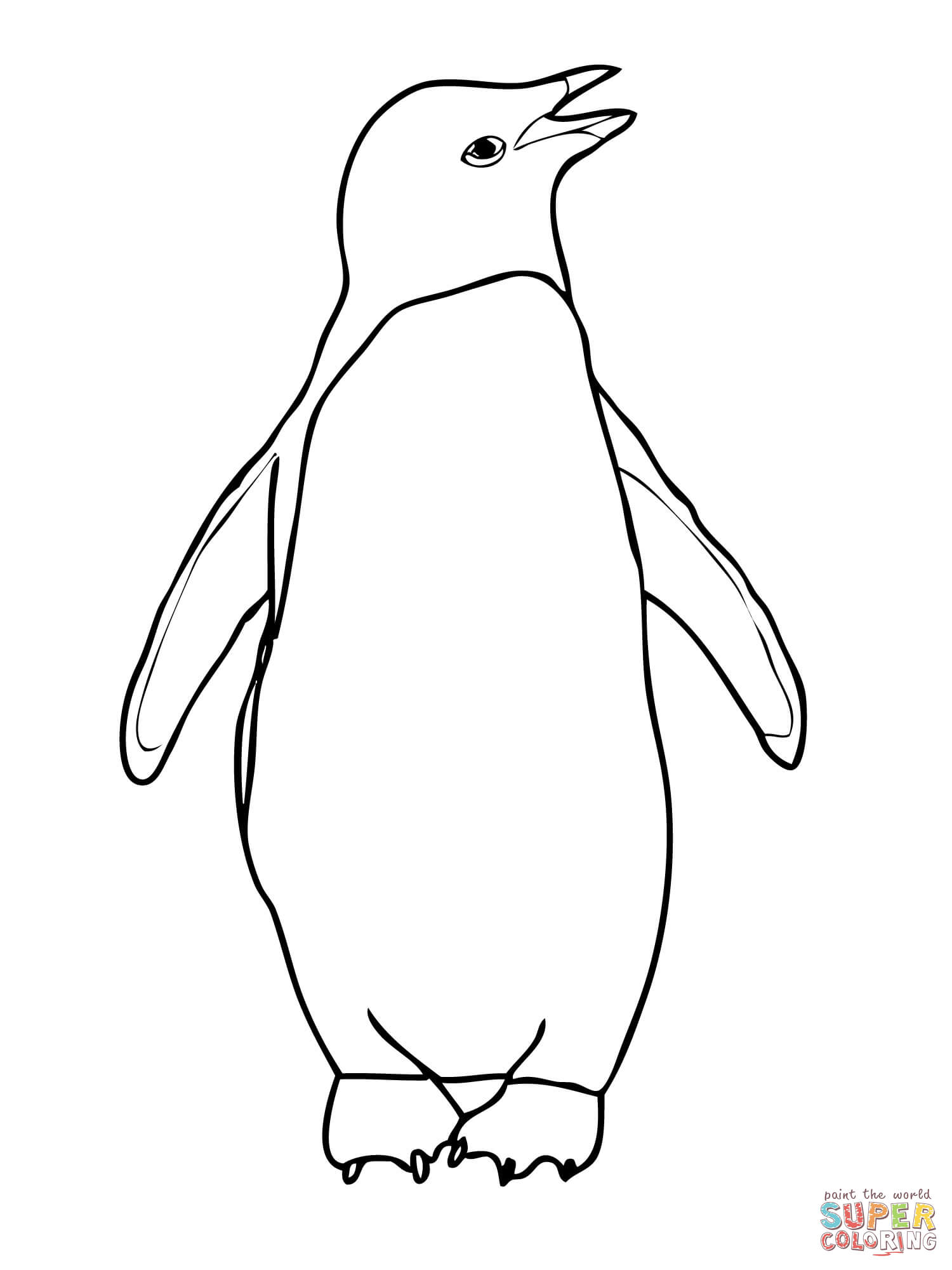 Penguin Coloring Pages Free Printable 46