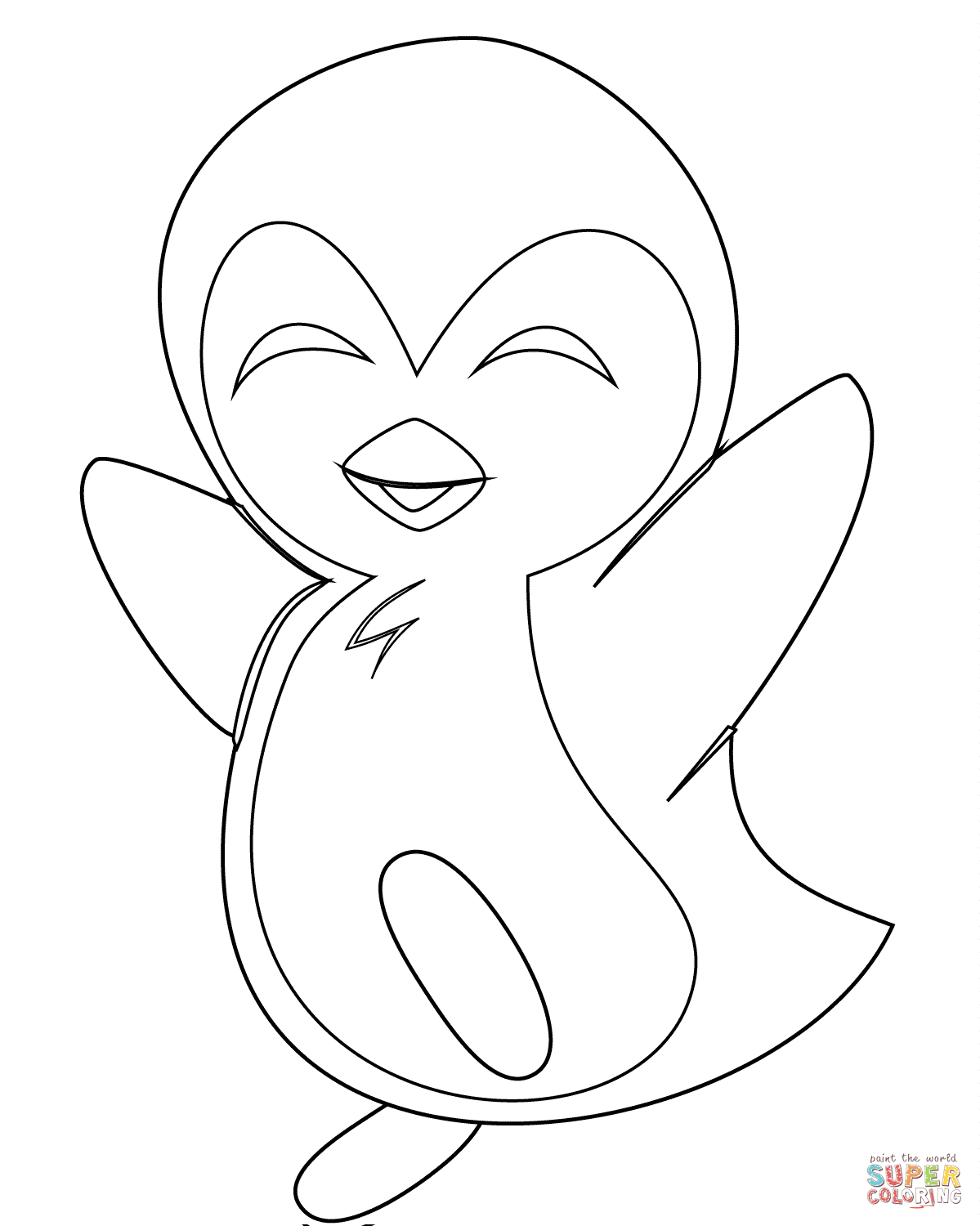 Penguin Coloring Pages Free Printable 47