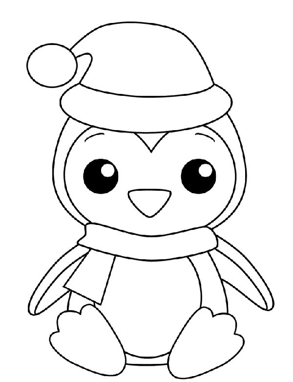 Penguin Coloring Pages Free Printable 5