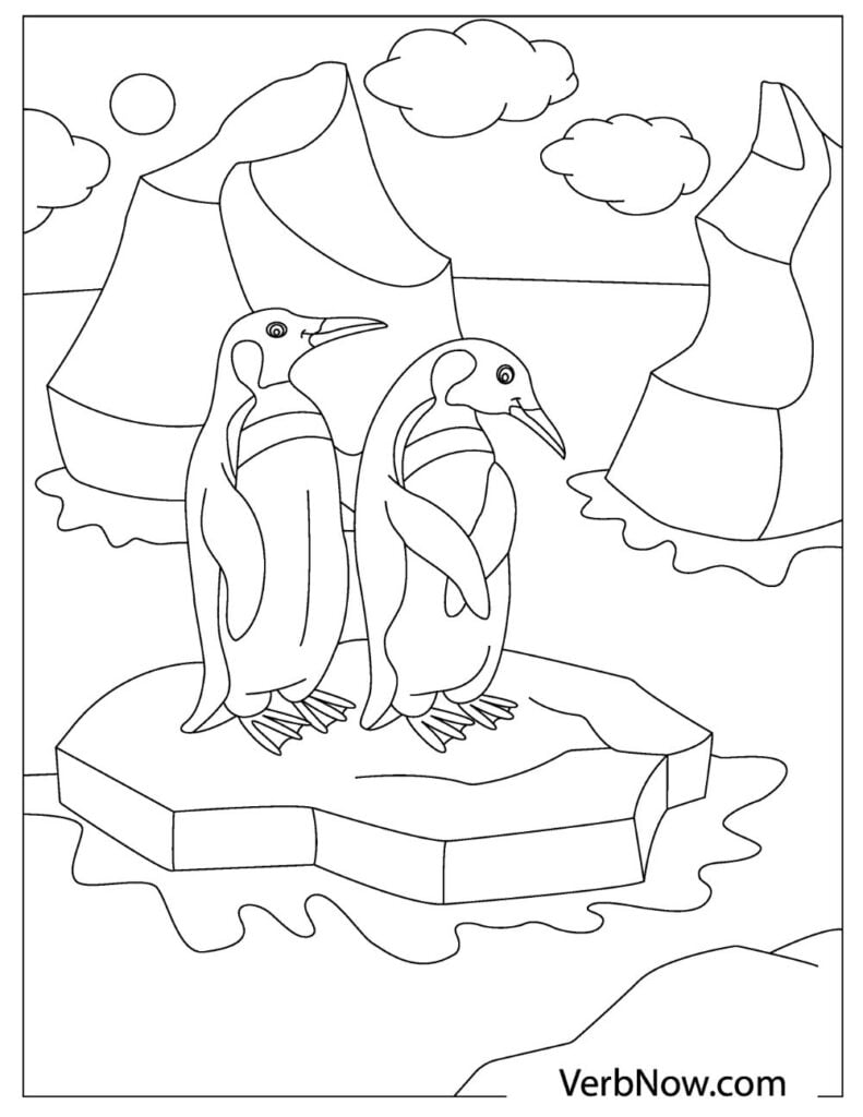 Penguin Coloring Pages Free Printable 60