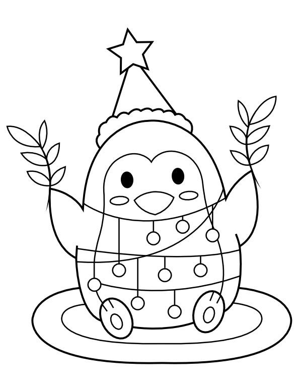 Penguin Coloring Pages Free Printable 68