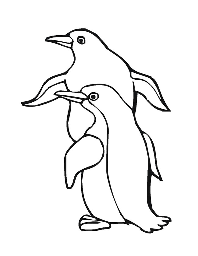 Penguin Coloring Pages Free Printable 7