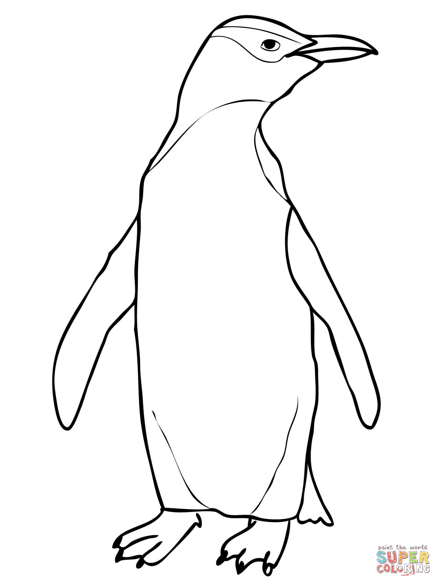 Penguin Coloring Pages Free Printable 76