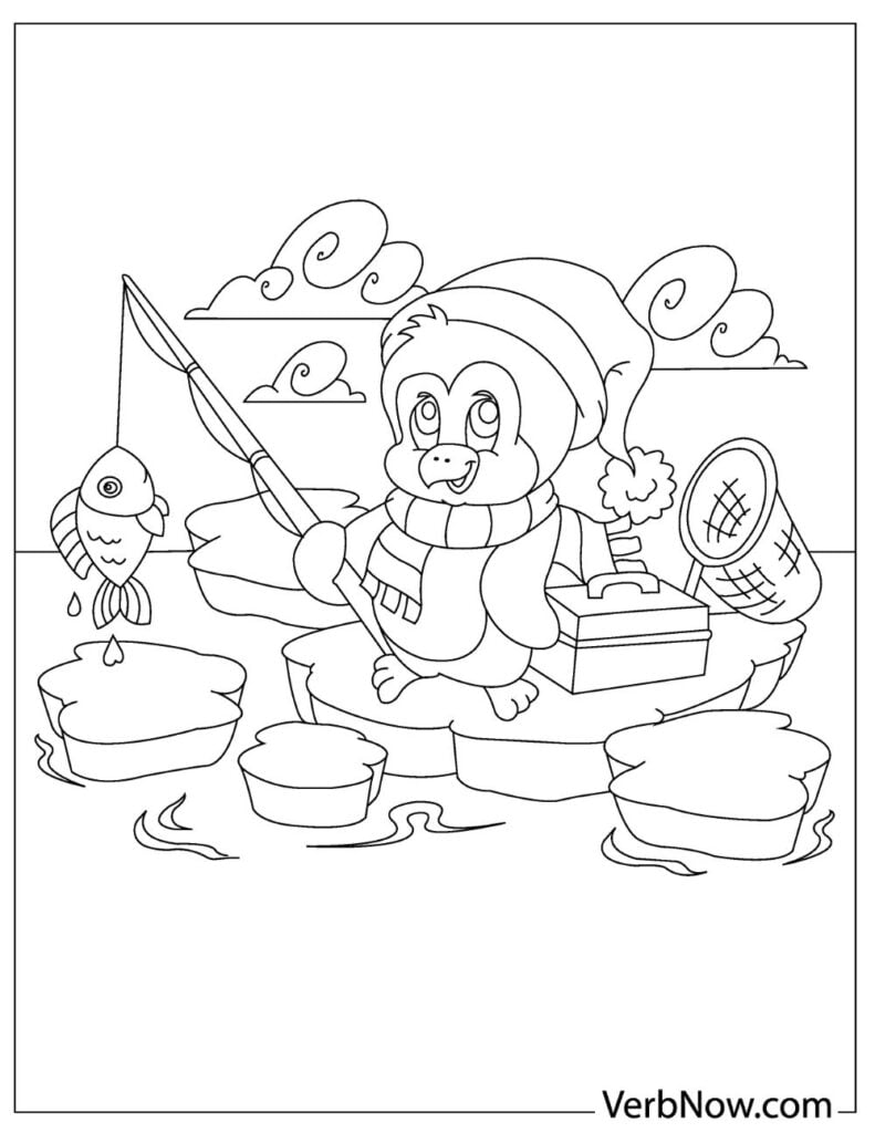 Penguin Coloring Pages Free Printable 80