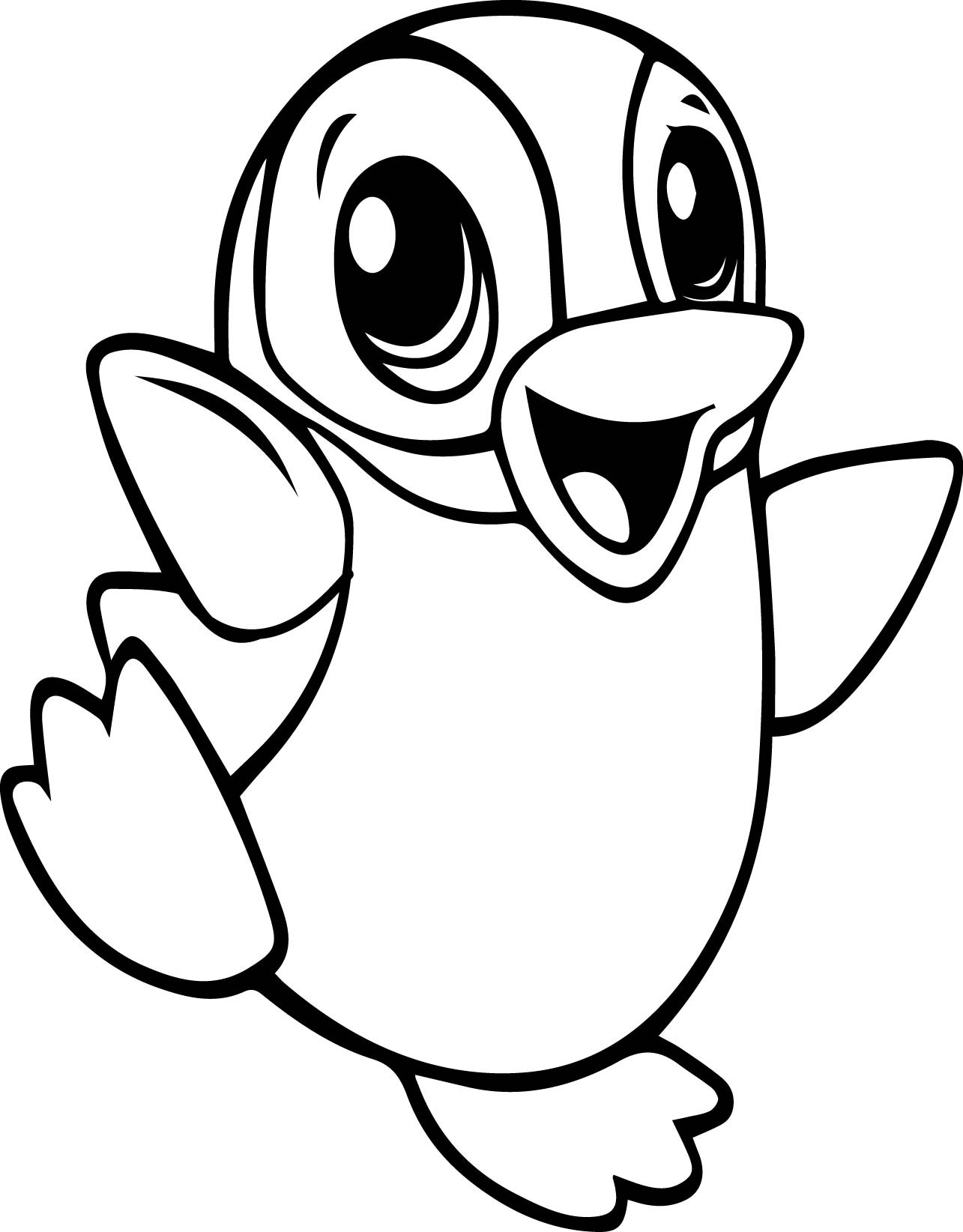 Penguin Coloring Pages Free Printable 83