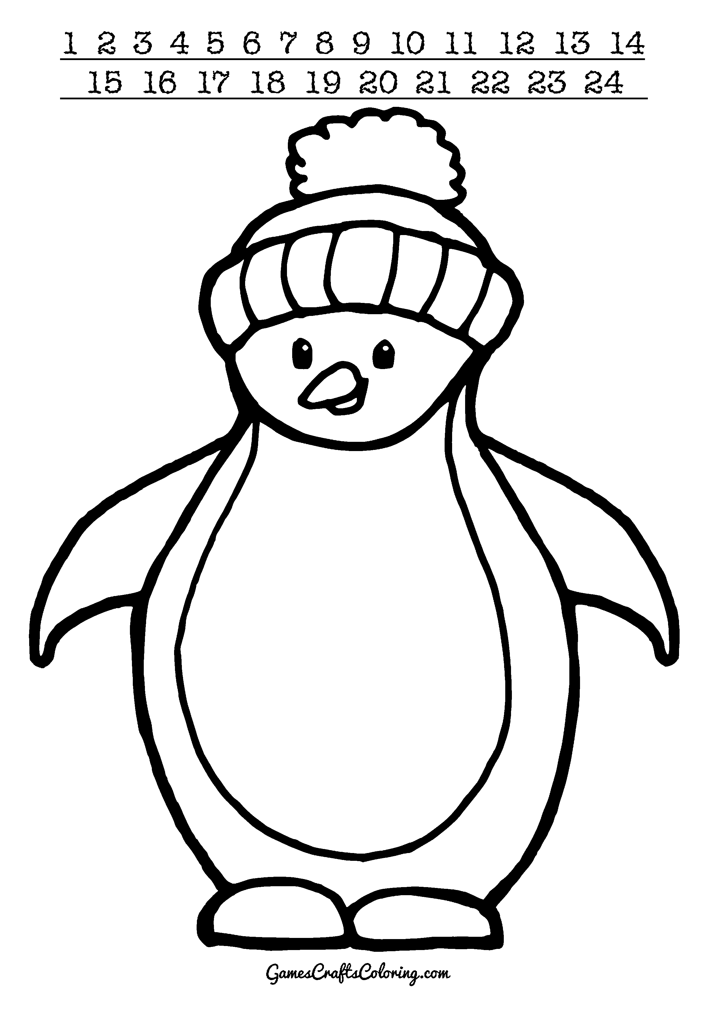 Penguin Coloring Pages Free Printable 85