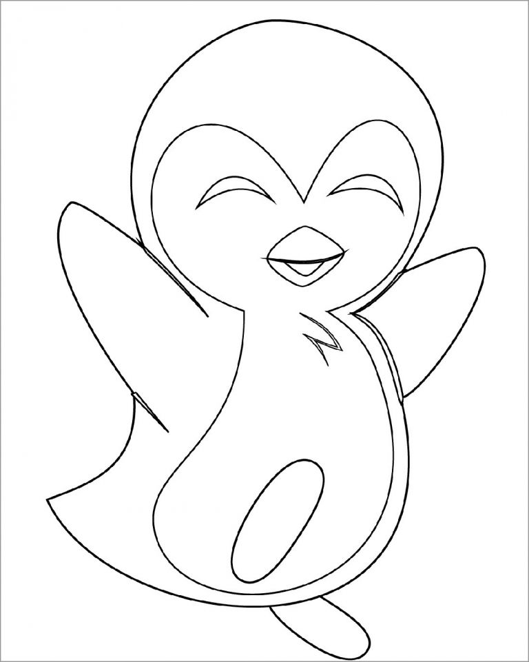 Penguin Coloring Pages Free Printable 88