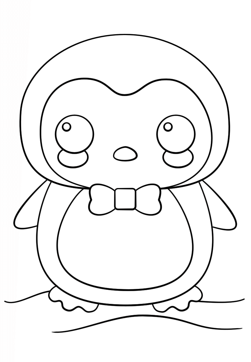 Penguin Coloring Pages Free Printable 96