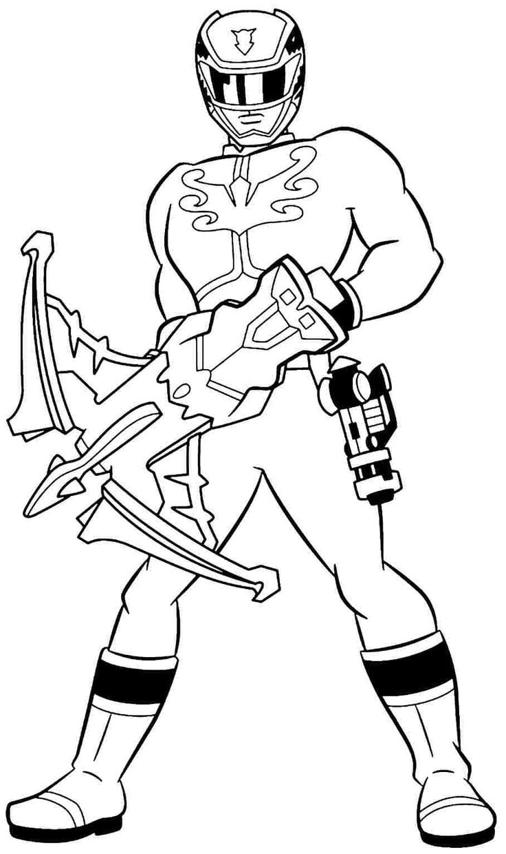 Power Rangers Coloring Pages Printable 100