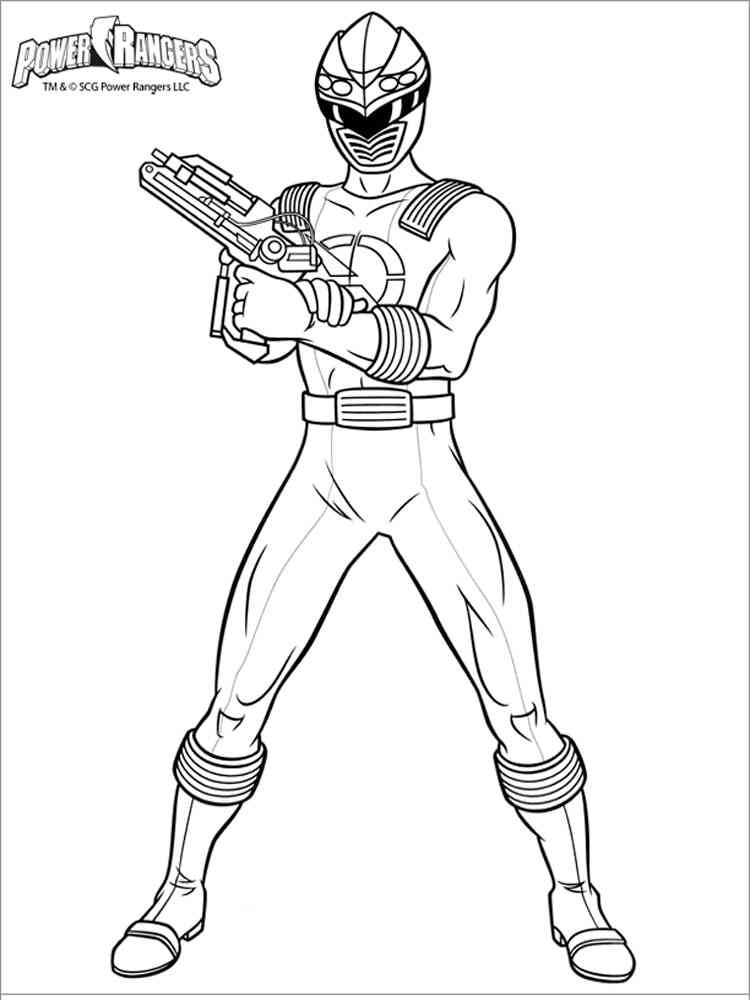 Power Rangers Coloring Pages Printable 101