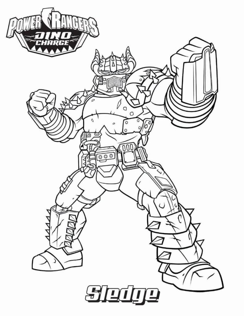 Power Rangers Coloring Pages Printable 105