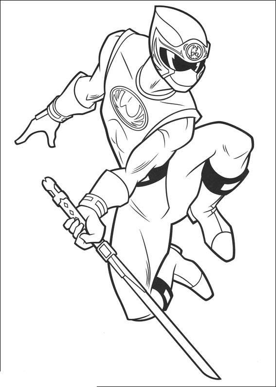 Power Rangers Coloring Pages Printable 106