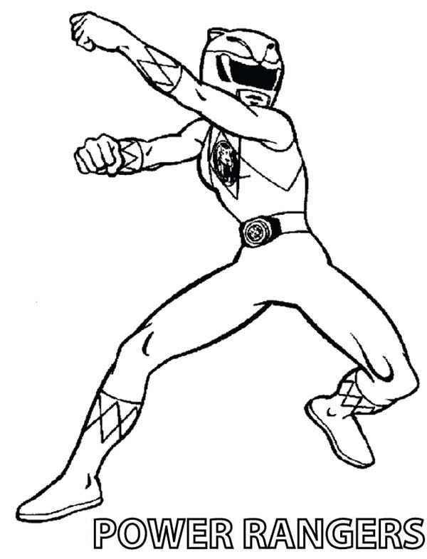 Power Rangers Coloring Pages Printable 107