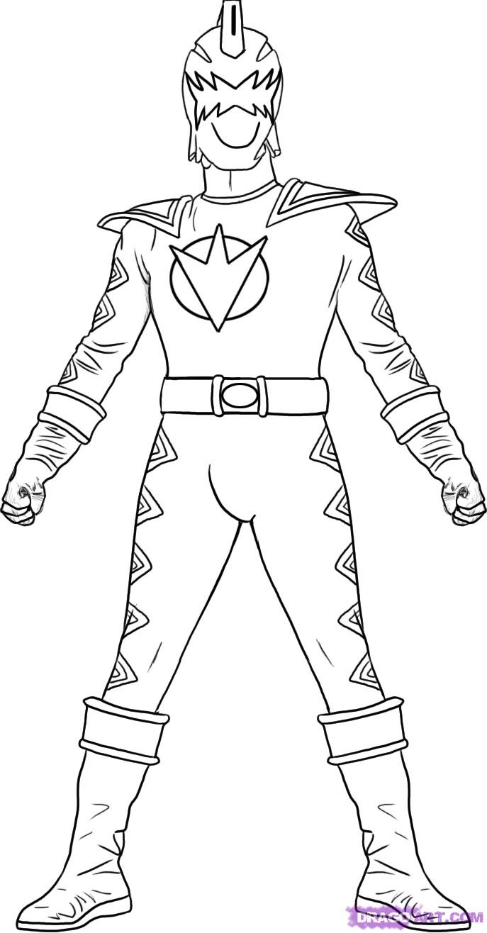 Power Rangers Coloring Pages Printable 112