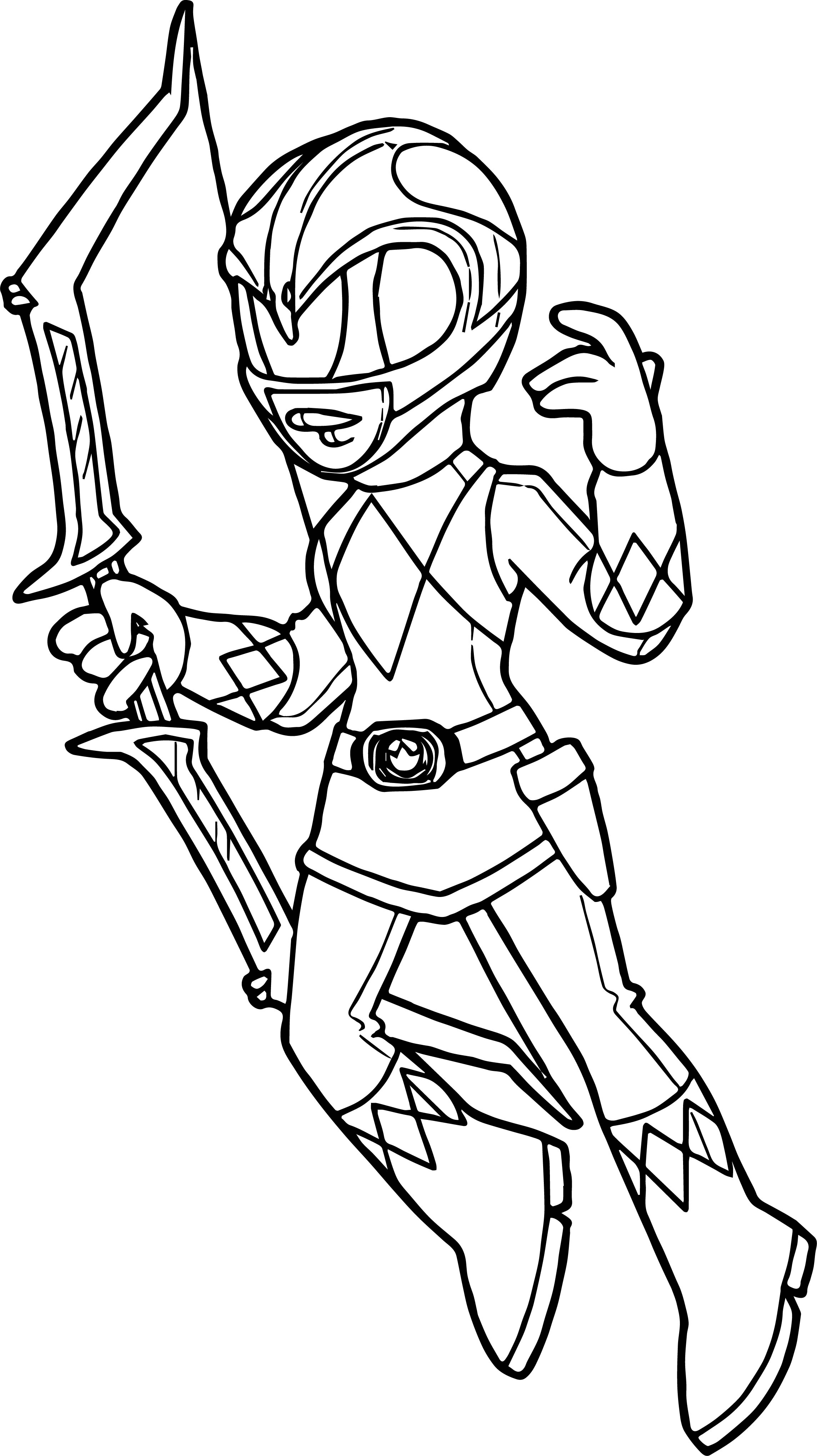 Power Rangers Coloring Pages Printable 113