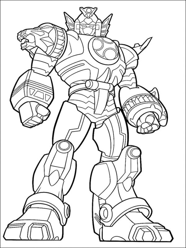 Power Rangers Coloring Pages Printable 115