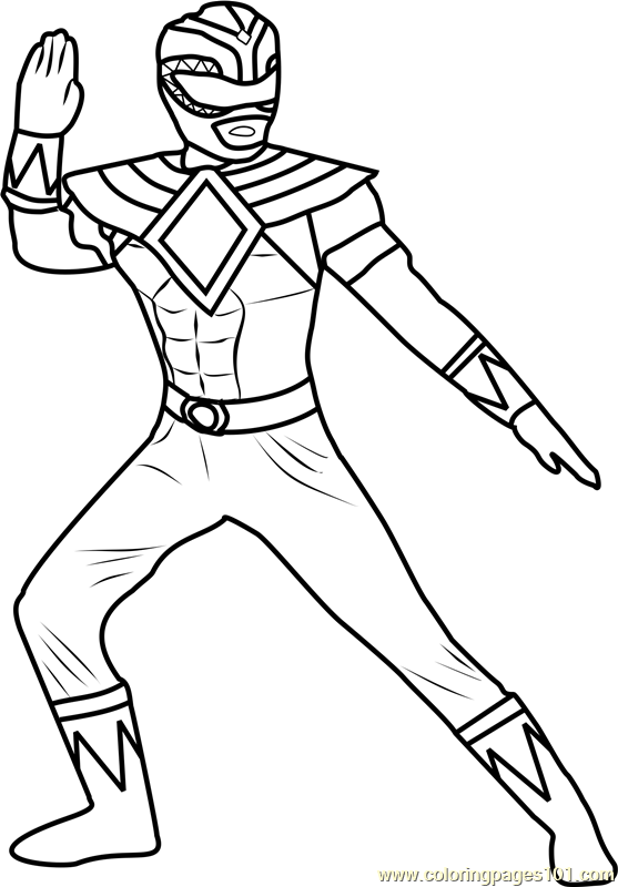 Power Rangers Coloring Pages Printable 116