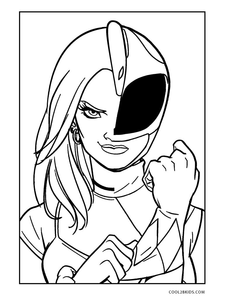 Power Rangers Coloring Pages Printable 117