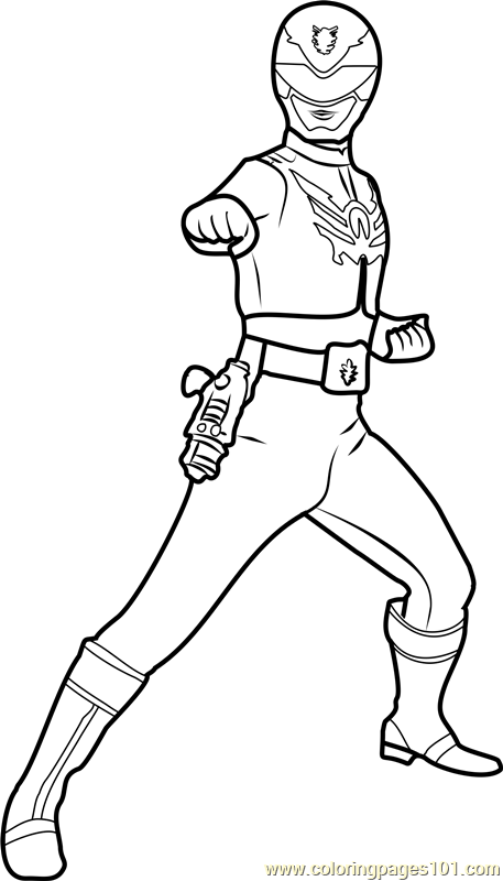 Power Rangers Coloring Pages Printable 119