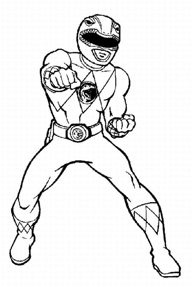 Power Rangers Coloring Pages Printable 124