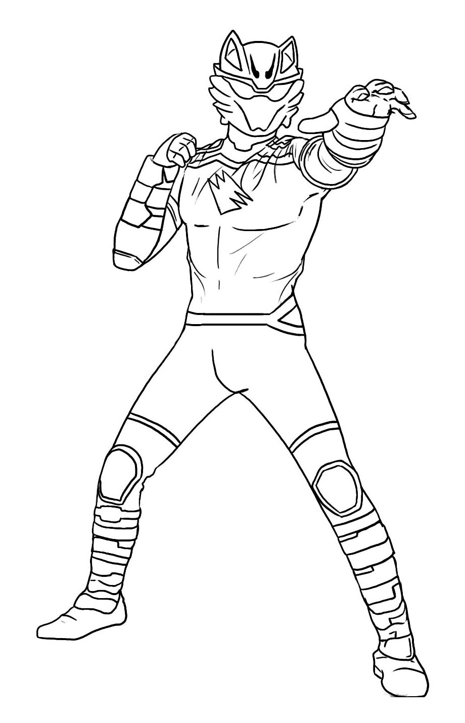 Power Rangers Coloring Pages Printable 125