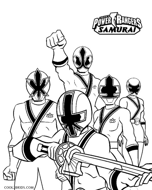 Power Rangers Coloring Pages Printable 126