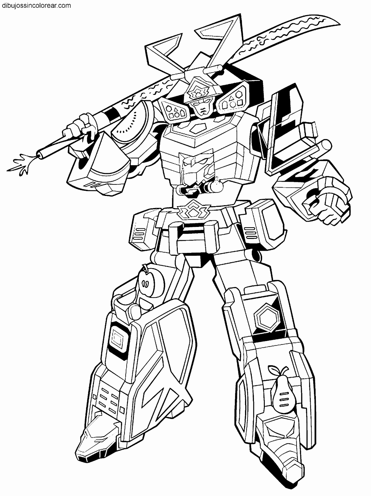 Power Rangers Coloring Pages Printable 127