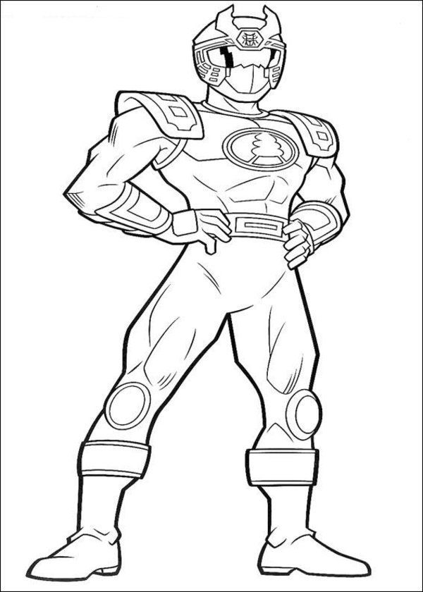 Power Rangers Coloring Pages Printable 13