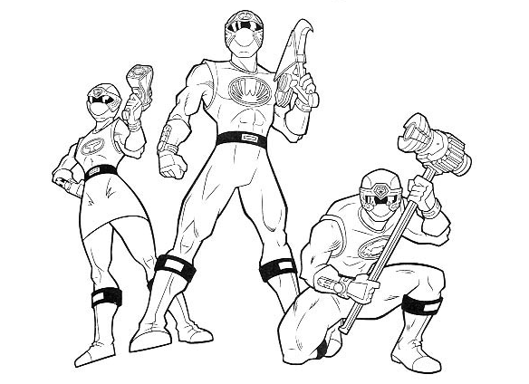 Power Rangers Coloring Pages Printable 130