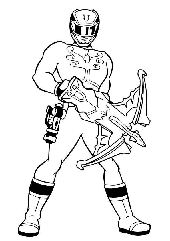 Power Rangers Coloring Pages Printable 14