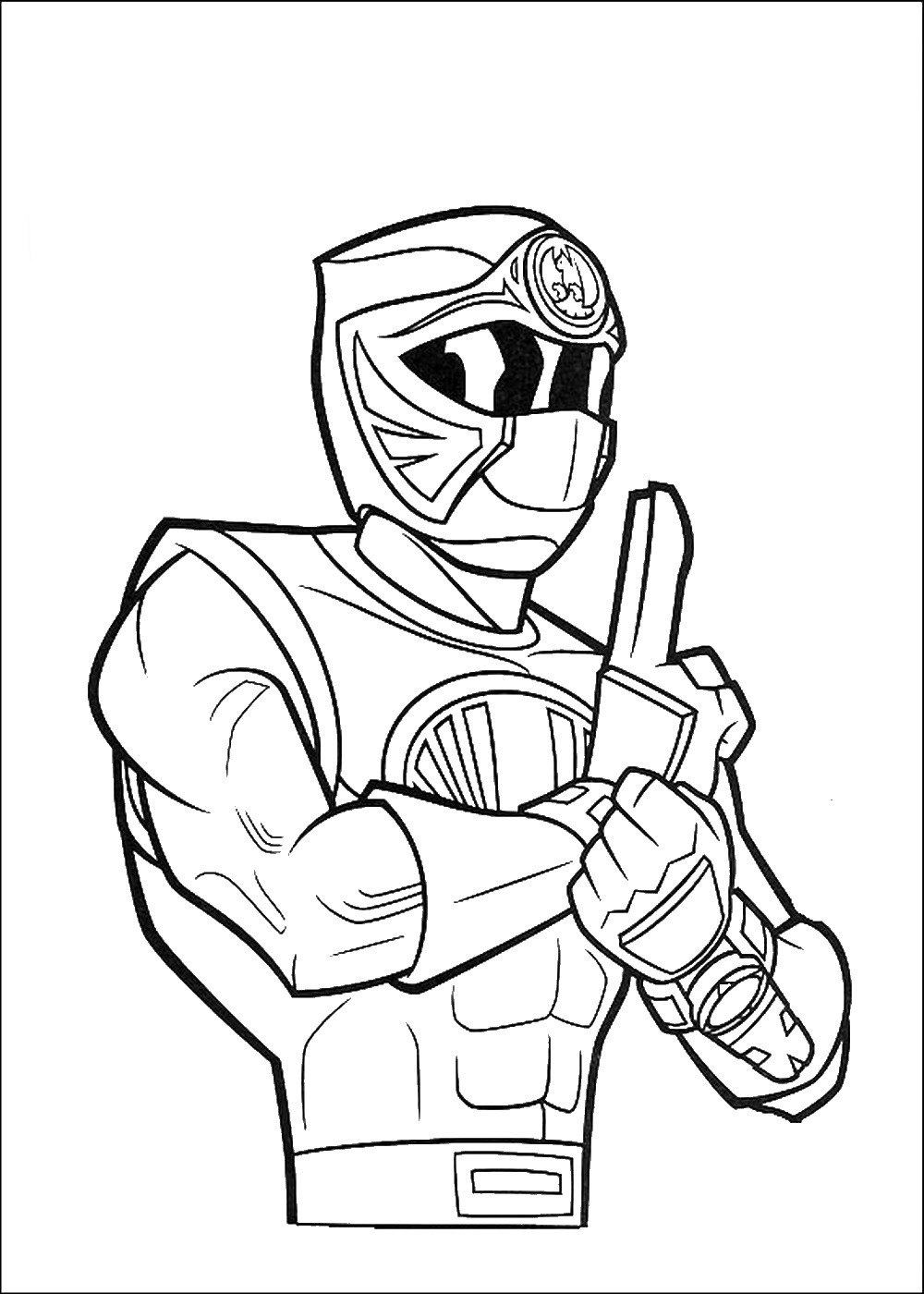 Power Rangers Coloring Pages Printable 15