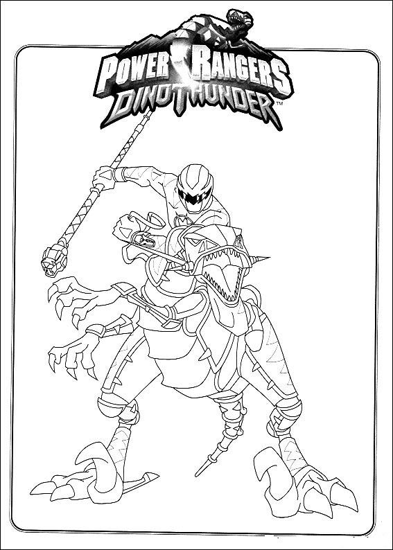 Power Rangers Coloring Pages Printable 16