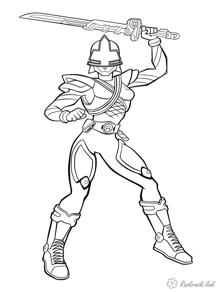 Power Rangers Coloring Pages Printable 18