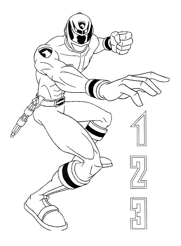 Power Rangers Coloring Pages Printable 19