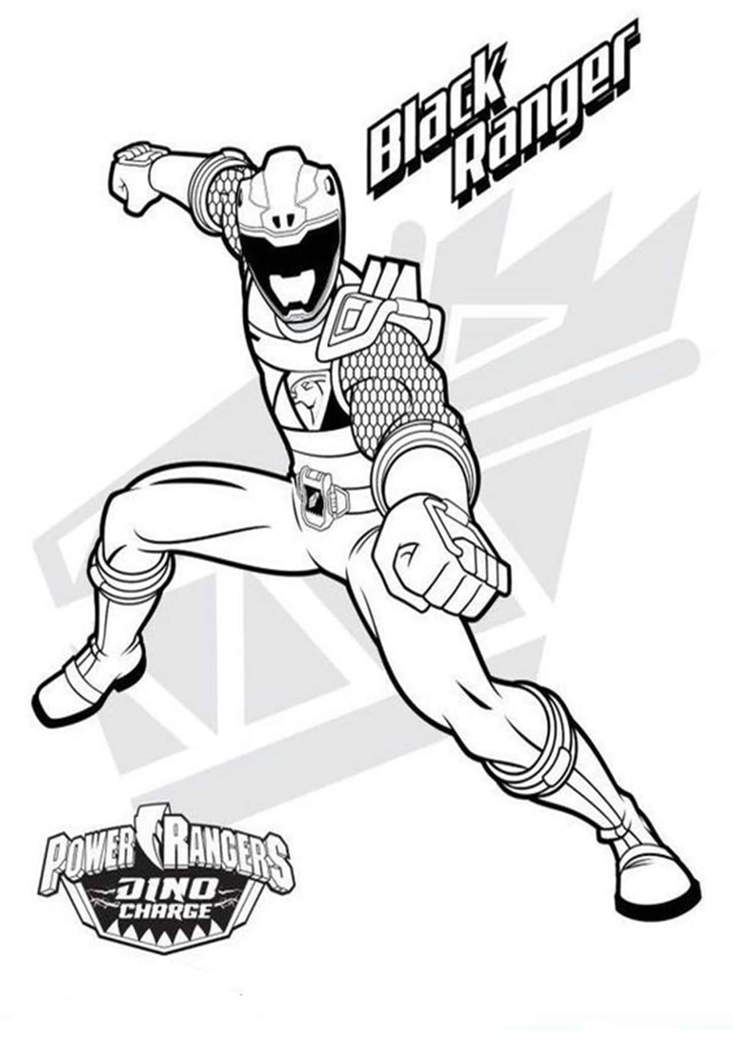 Power Rangers Coloring Pages Printable 2