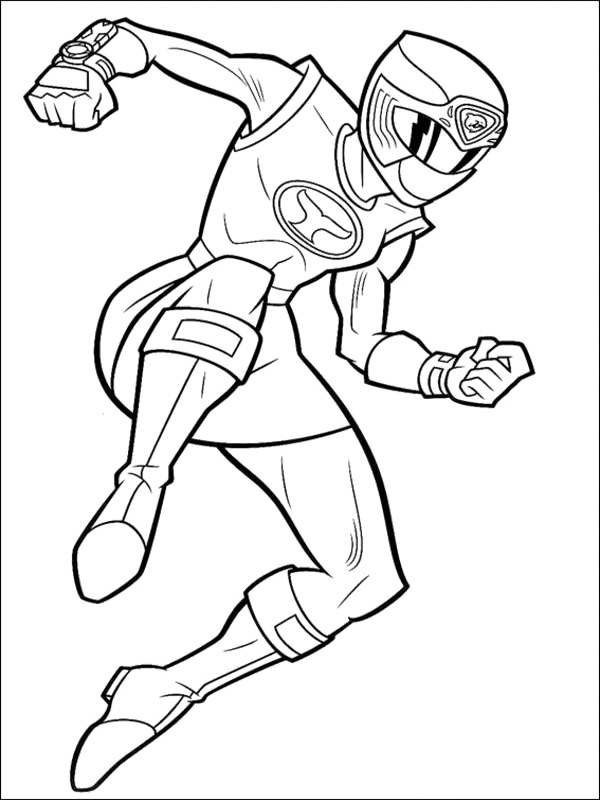 Power Rangers Coloring Pages Printable 23