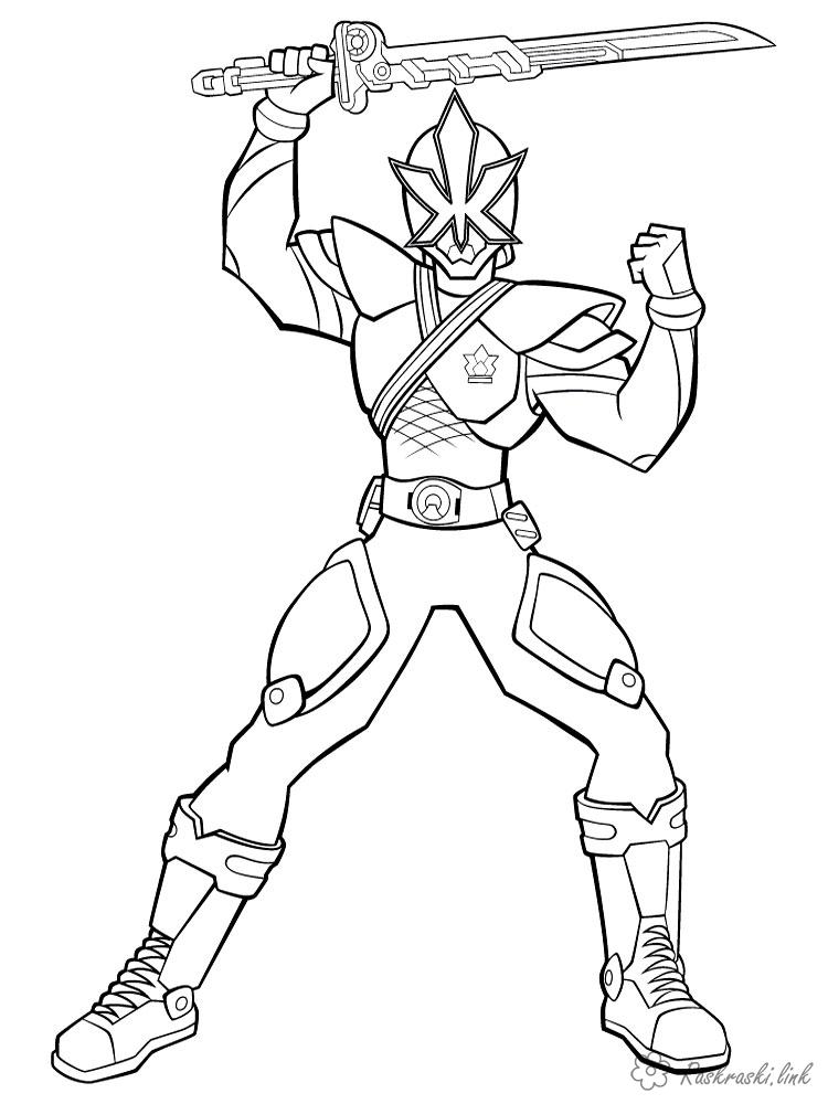 Power Rangers Coloring Pages Printable 24